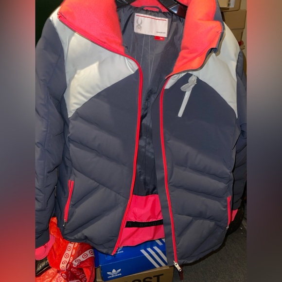 SPYDER BREAKOUT DOWN JACKET Women SIZE 14 No HOOD NWOT - Picture 3 of 13